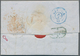 Portugal: 1852. Stamp-less Envelope Addressed To Porto Cancelled By London/Paid In Red '20th Feb 52' - Autres & Non Classés