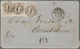 Portugal: 1864. Cover Front (light Vertical Crease) Addressed To Sweden Bearing King Pedro V' SG 15, - Sonstige & Ohne Zuordnung