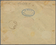 Portugal: 1893 (15.4.), Registered Cover Bearing King Luis 80r. Yellow Horiz. Strip Of Three + King - Autres & Non Classés