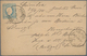 Portugal - Ganzsachen: 1884, 20 Reis Stationery Card With Strong Mirror Print On Back Of The Card. I - Postal Stationery