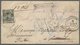 Rumänien - Besonderheiten: 1882. Registered Envelope To Rumania Bearing SG 53, 16 Blue/green (2) Tie - Other & Unclassified