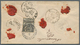 Rumänien - Besonderheiten: 1882. Registered Envelope To Rumania Bearing SG 53, 16 Blue/green (2) Tie - Autres & Non Classés