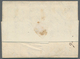 Russland - Vorphilatelie: 1812 FL Cover From Sanct Petersburg To Riga, Scarce And Rare Single Line C - ...-1857 Préphilatélie