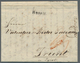 Russland - Vorphilatelie: 1829 Cover From Moscow With Red Single Line Cancel Via Austria To Trient - ...-1857 Préphilatélie