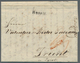 Russland - Vorphilatelie: 1829 Cover From Moscow With Red Single Line Cancel Via Austria To Trient - ...-1857 Prephilately