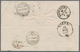 Russland: 1867 Franco Letter From Kiev With Double Circle Stamp "AUS RUSSLAND über EISENB.POST-BUR:X - Other & Unclassified
