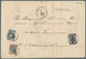 Russland: 1866/1875, 5 K., 10 K. And 20 K. Each Tied "YALTA 8 ABR 1879" To Registered Cover To "KAME - Sonstige & Ohne Zuordnung