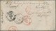 Russland: 1873 Insufficiently Franked Cover (small Faults) From Moscow To Vienna Red Boxed Cancel Se - Autres & Non Classés