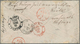 Russland: 1873 Insufficiently Franked Cover (small Faults) From Moscow To Vienna Red Boxed Cancel Se - Sonstige & Ohne Zuordnung