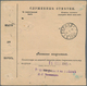 Russland: 1904/13 Accompanying Cards For Five Parcels All Sent To/from Warsaw Four Cards With Declar - Other & Unclassified