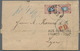 Russland: 1872. Folded Entire (toned) Addressed To France Bearing Russia Yvert 14, 10k Brown And Blu - Other & Unclassified