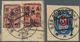 Russland - Post Der Bürgerkriegsgebiete: Nikolajewsk / Amur / Priamur: 1921 20k. Red & Blue, Perfora - Other & Unclassified