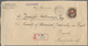 Russische Post In China: 1917, $1/1 R. Tied "SHANGHAI POSTE RUSSE 27 9 20" To Registered Front Cover - China