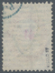 Russische Post In Der Levante - Staatspost: 1879, 7 K. Blue Lean Overprint On 10 K. Carmine/dark Gre - Levant