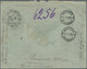 Russische Post In Der Levante - Staatspost: 1899 - 1900, Bf. Und R-Bf. (rs. Frankatur Entfernt) Auf - Levant