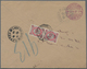 Russische Post In Der Levante - Staatspost: 1897 Registered Cover From The Russian P.O. In Constanti - Turkish Empire