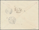 Russische Post In Der Levante - Staatspost: 1913,registered Letter Franked With 15 Para On 3 Kop. An - Turkish Empire