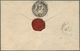 Russland - Ganzsachen: 1848, Second Issue 10 + 1 K. Deep Grey Envelope (137 X 86 Mm) With Watermark - Ganzsachen