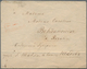 Russland - Ganzsachen: 1855 Postal Stationery Envelope From St. Petersburg With Red Boxed Cancel Via - Ganzsachen