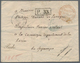 Russland - Ganzsachen: 1865 Postal Stationery Enveloppe From Lithuania With Double Cercle Cancel " V - Entiers Postaux