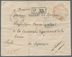 Russland - Ganzsachen: 1865 Postal Stationery Enveloppe From Lithuania With Double Cercle Cancel " V - Stamped Stationery