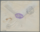 Russland - Ganzsachen: 1893 Commercially Used Preprinted Postal Stationery Envelope Sent By Register - Ganzsachen