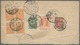 Russland - Ganzsachen: 1914, Envelope 3 K./5 K. Uprated Romanov 3 K., 1 K. And Definitives 3 K., 2 K - Entiers Postaux