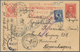 Russland - Ganzsachen: 1915 Registered And Censored Postal Stationery Card From Minsk (7.3.) Via Fie - Stamped Stationery