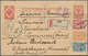 Russland - Ganzsachen: 1916 Registered And Censored (Petrograd) Postal Stationery Card From Kharkov - Ganzsachen