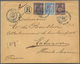 Samos: 1896. Registered Envelope Addressed To France Bearing Vathy Yvert 5, 10c Black/lilac, Yvert 6 - Emissions Locales