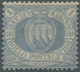 San Marino: 1894, 1 L. Ultramarine, Mint Tiny Hinge Remain, Signed, Sassone Catalogue Value 1.400,- - Neufs