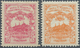 San Marino: 1916, UNISSUED RED CROSS Stamps 'Pro Croce Rossa' 10+5cent. Carmine And 20+5c. Orange Bo - Neufs
