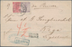 Schweden: 1868 Destination LATVIA: Folded Cover From Carlskrona To Riga, Russia 'via Prussia' (endor - Neufs