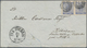 Schweden: 1861, 2 X 12 Öre Ultramarine, Tied By Danish Numeral Ring-cancel "1", Along With Cds FRA S - Unused Stamps