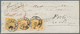 Schweden: 1864 Cover From Stockholm To The Hague Via Hamburg, Franked By 'Coat Of Arms' 24øre Pair A - Unused Stamps