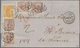 Schweden: 1865 Double Weight Letter From Stockholm To St. Brieuc, France Bearing 'Coat Of Arms' 24ør - Unused Stamps