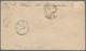 Schweden: 1890. Postal Stationery Envelope 10 øre Rose Upgraded With Yvert 36, 3 øre Brown (pair), Y - Unused Stamps