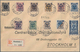 Schweden: 1917, Landstormen II, Complete Set On A Registered, Philatelic Cover, Every Stamp Singly C - Unused Stamps