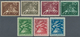 Schweden: 1924, 5 ö. - 5 Kr. 50 Years UPU, Complete, Unused, 25 C. Slight Oxidized, Otherwise Fine - Unused Stamps