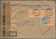 Schweden: 1944 Airmail Letter With 5x1 Crown Orange And 5 Öre Green From Stockholm To Vancouver Over - Neufs