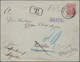 Schweden - Portomarken: 1890 (Sept 30): Germany 10 Pf. Carmine Postal Stationery Envelope Cancelled - Postage Due