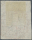 Schweiz - Zürich: 1843, 4 Rp. Schwarz Mit WAAGERECHTEM ROTEM LINIENUNTERDRUCK, Entwertet Mit Klar Un - 1843-1852 Timbres Cantonaux Et  Fédéraux