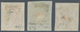 Schweiz: 1850 Poste Locale 2½ Rp. Tiefschwarz/rot Mit Kreuzeinfassung, Type 25, Entwertet Mit Schwar - Neufs