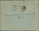 Schweiz: 1889, Eingeschriebener Brief Von Bern Nach Frankreich, Weitergeleitet An Einen Passagier De - Neufs