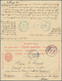 Schweiz - Ganzsachen: 1892, Schweiz Doppel-GA-Karte 10 Rp Von "LIESTAL 4 II 97" An Die Societe De Ch - Stamped Stationery