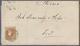 Serbien: 1872, 10pa. Brown, Perf. 9½:12, Single Franking On Lettersheet From "SMEDEROVO 8/2" To Pest - Serbien