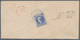 Serbien: 1877, Registered Cover From Belgrad To Vienna, Bearing Only Registration Fee 20pa. On Rever - Serbien