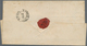 Serbien: 1871. Registered Letter To An Adresse In KRAGUJEVAC, Franked 20 P Blue, Perf L 12 1/2 X 12 - Serbie