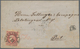 Serbien: 1870. Cover (small Faults) To Hungary Correctly Franked With 25 P Carmine-rose, Perf L 9 1/ - Serbien