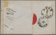 Serbien: 1870. Cover (small Faults) To Hungary Correctly Franked With 25 P Carmine-rose, Perf L 9 1/ - Serbia